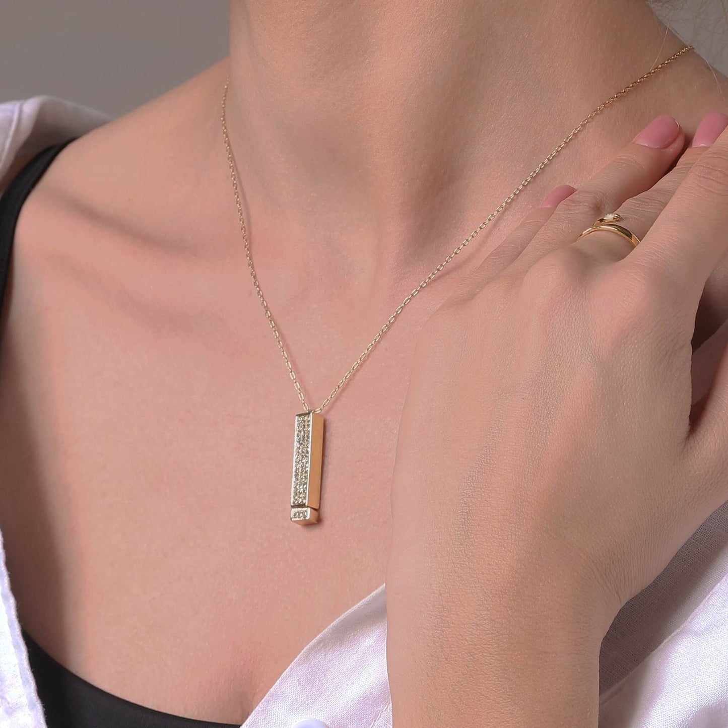 Lá mare Amour "I Love You" ketting