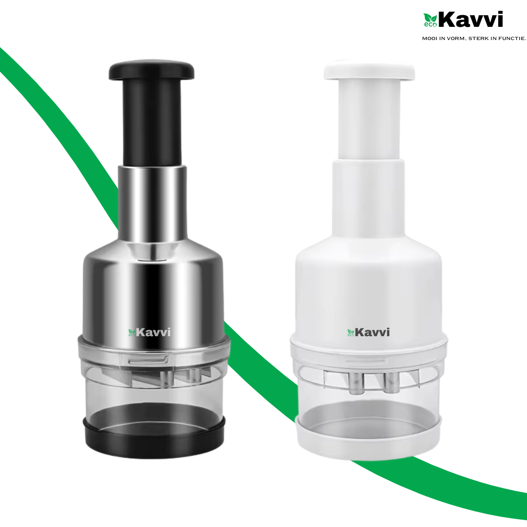 Kavvi™ Multifunctionele Food Chopper – Handhulp, 430 Roestvrij Stalen Mes