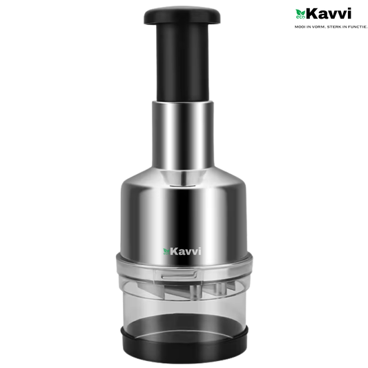 Kavvi™ Multifunctionele Food Chopper – Handhulp, 430 Roestvrij Stalen Mes