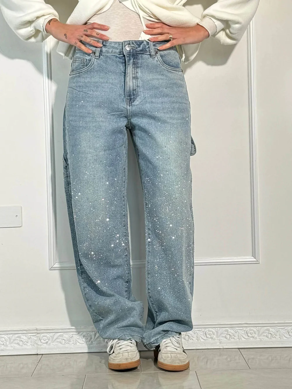 SHINE DENIM JEANS